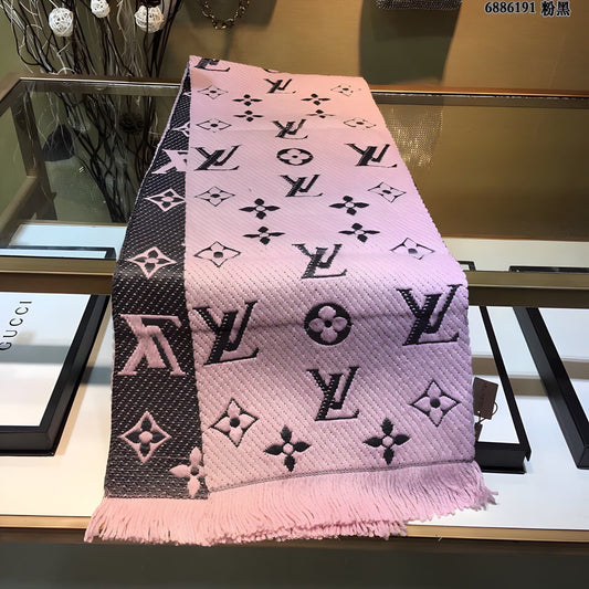 LOUIS VUITTON LOGOMANIA SHINE SCARF  SIZES:  (180/30)