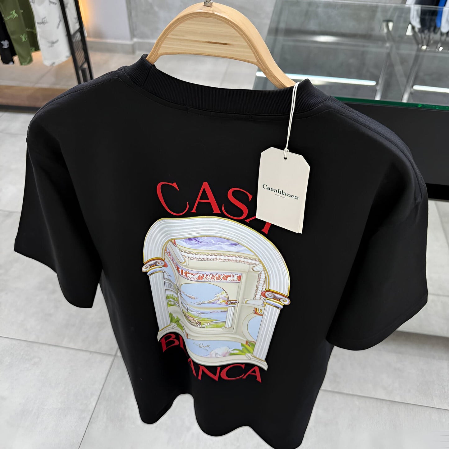 CASABLANCA LE PASSAGE PRINTED T-SHIRT