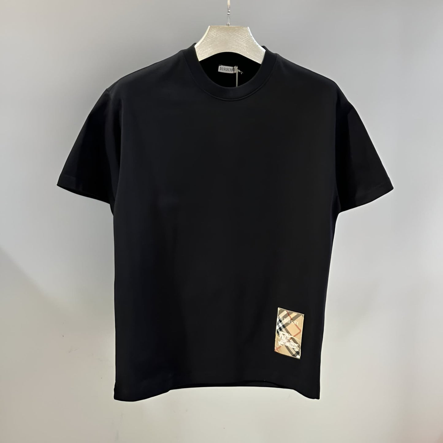 BURBERRY CHECK-PATCH T-SHIRT