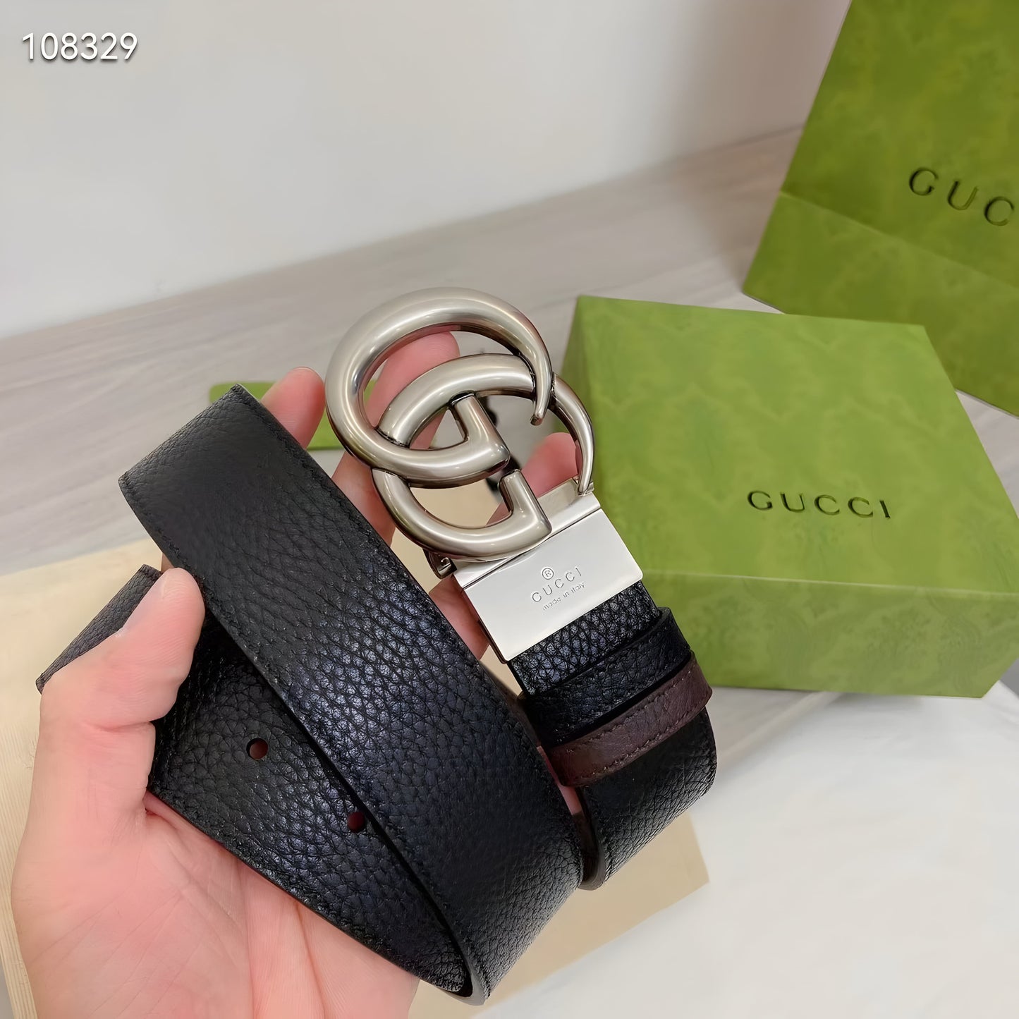 GUCCI GG MARMONT REVERSIBLE BELT