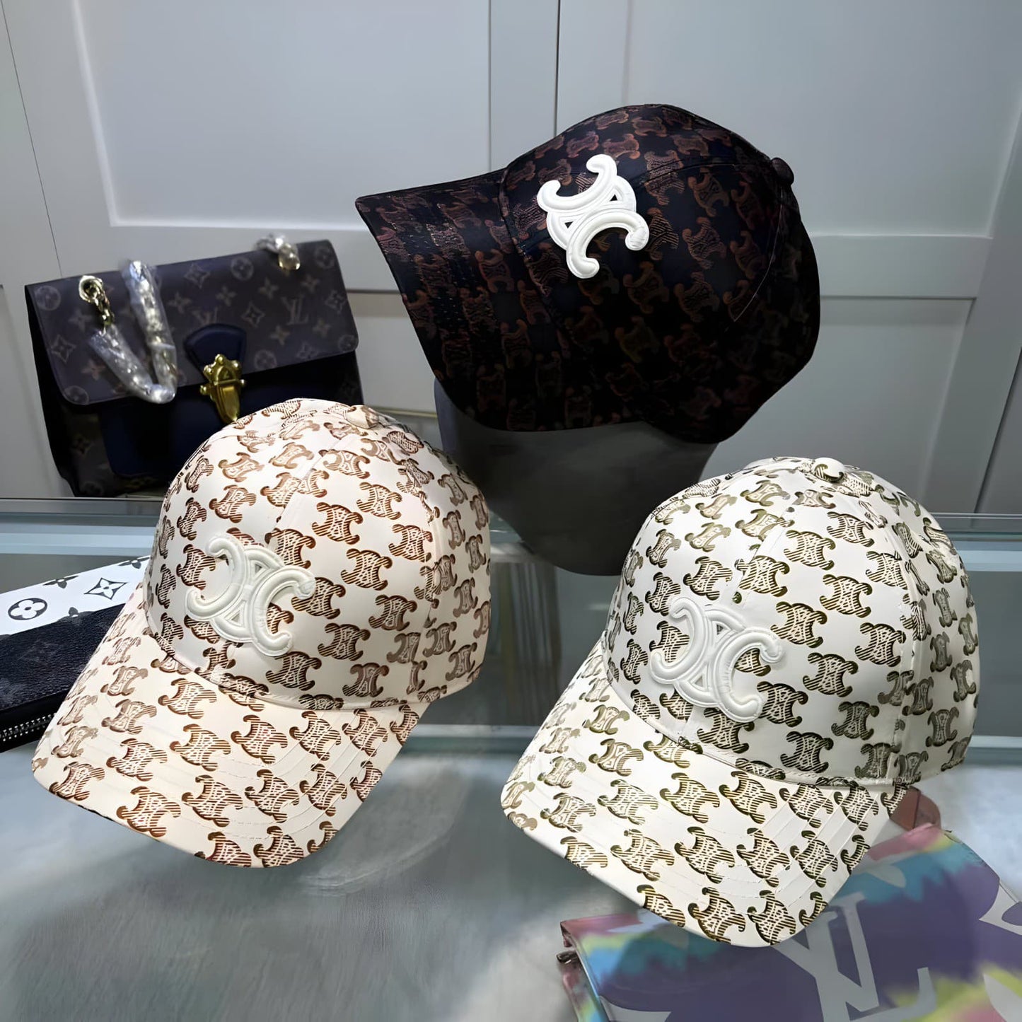 CELINE TRIOMPHE BASEBALL CAP