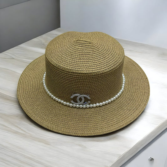 CHANEL WOMEN'S STRAW HAT