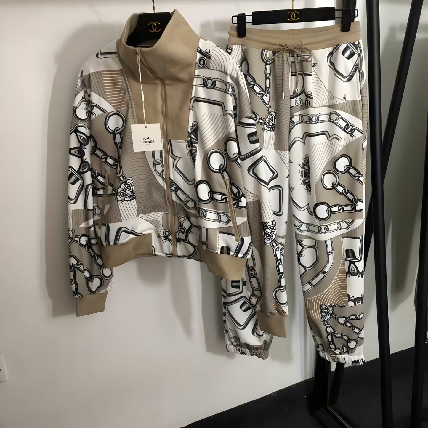 "EFFET KALEIDOSCOPE" ZIPPED JACKET BY HERMÈS