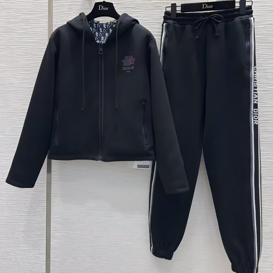 BLACK CHRISTIAN DIOR TRACKSUIT,