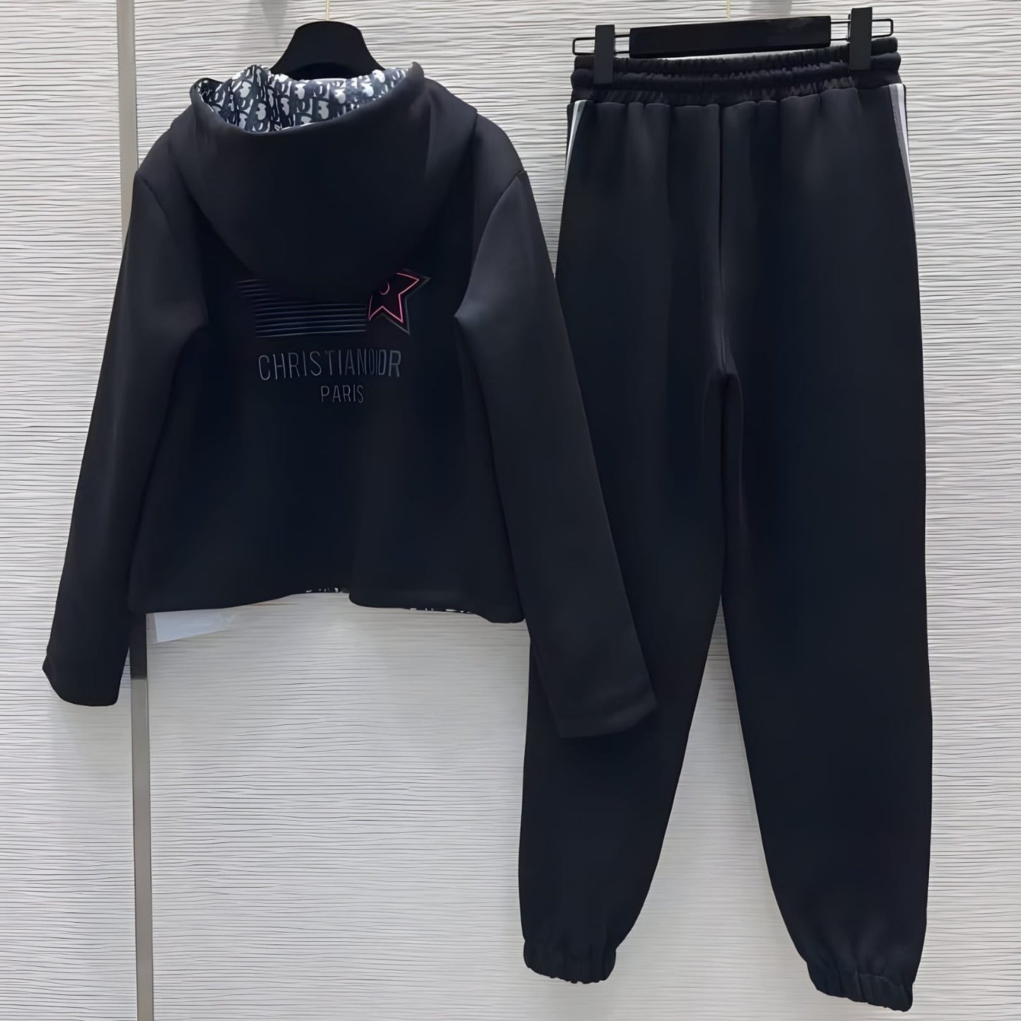 BLACK CHRISTIAN DIOR TRACKSUIT,