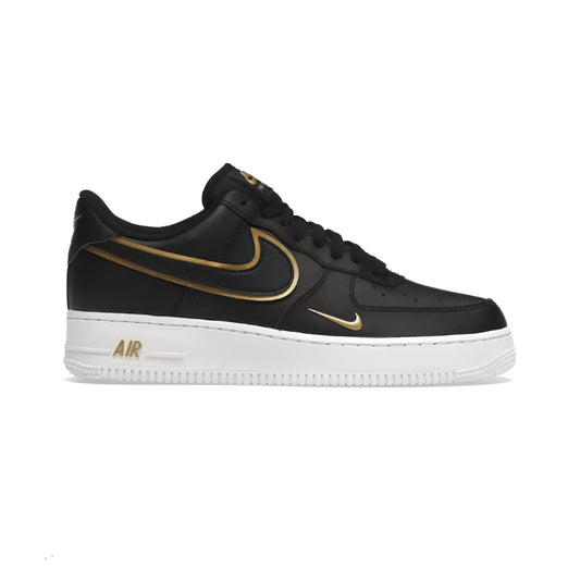 NIKE AIR FORCE 1 LOW '07 BLACK METALIC GOLD