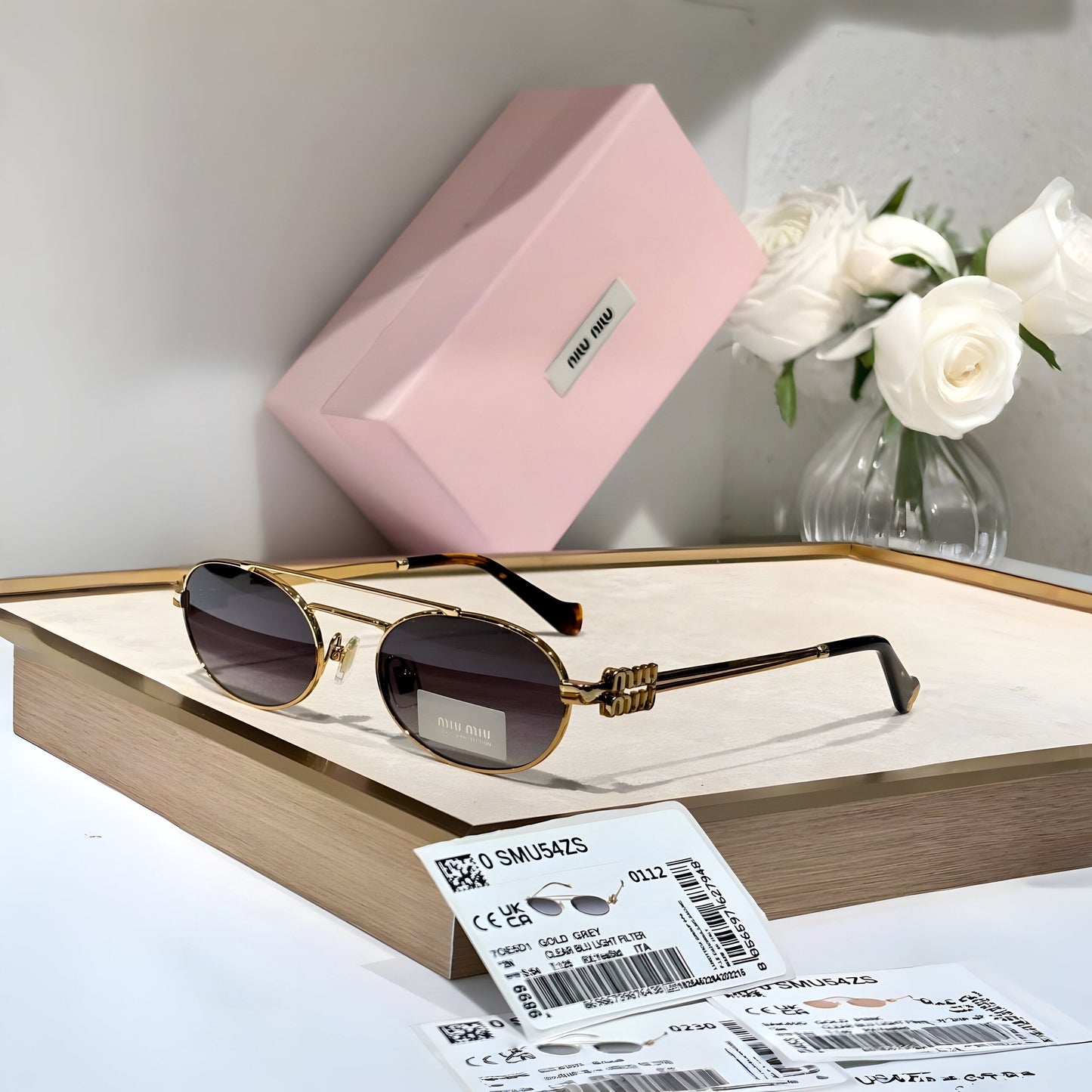 MIU MIU MU 54ZS SUNGLASSES