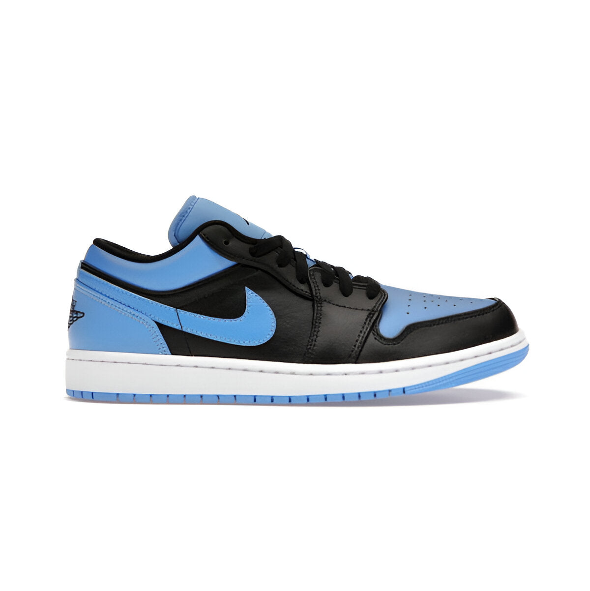 JORDAN 1 LOW BLACK UNIVERSITY BLUE