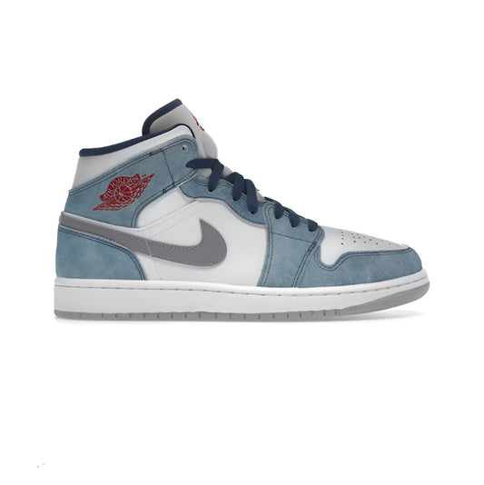 JORDAN 1 MID FRENCH BLUE FIRE RED