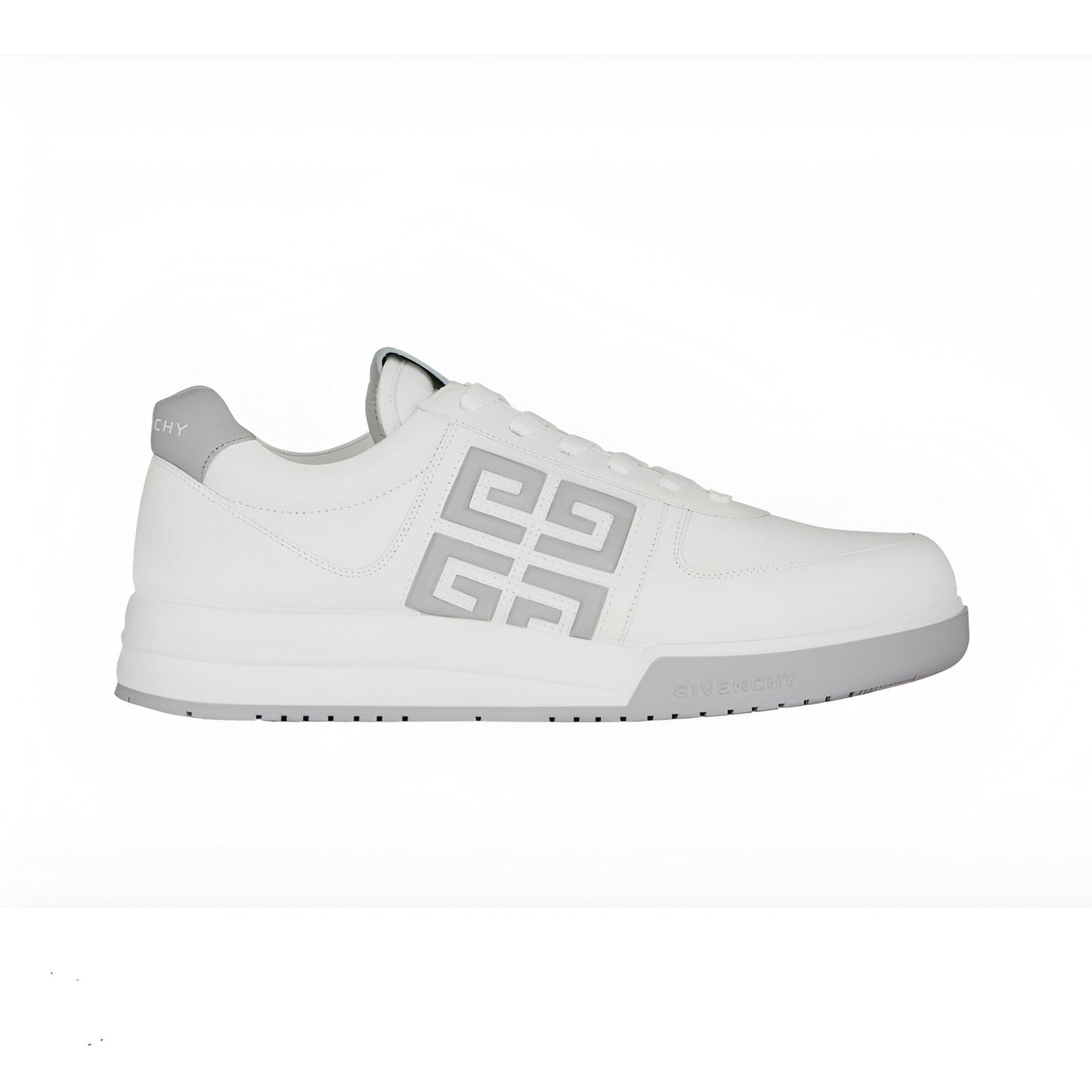 GIVENCHY G4 SNEAKERS IN LEATHER WHITE GREY