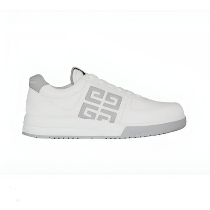 GIVENCHY G4 SNEAKERS IN LEATHER WHITE GREY