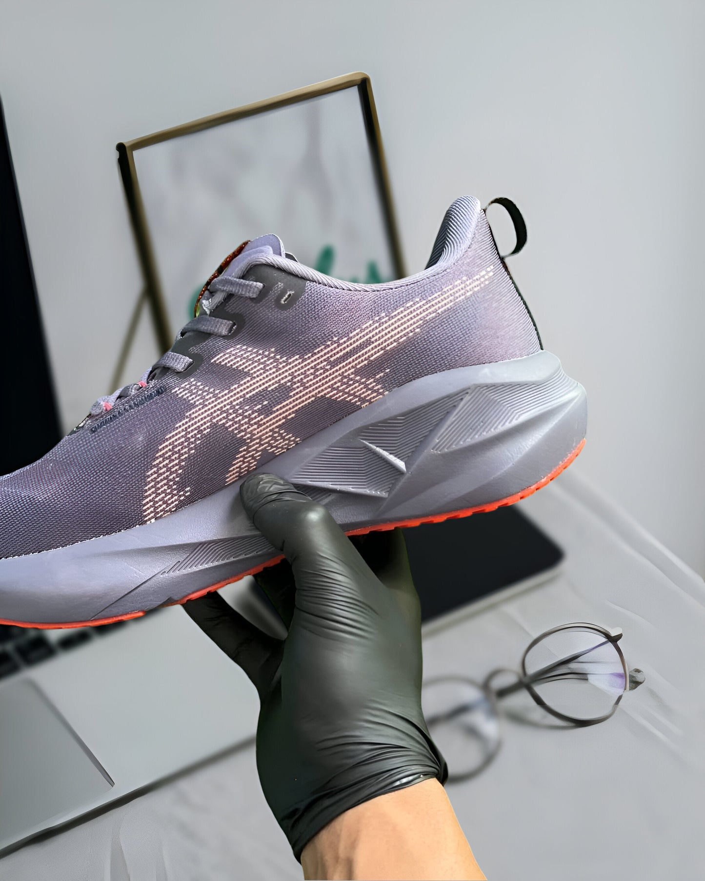 ASICS NOVABLAST 5 GREYISH PURPLE CORAL REEF