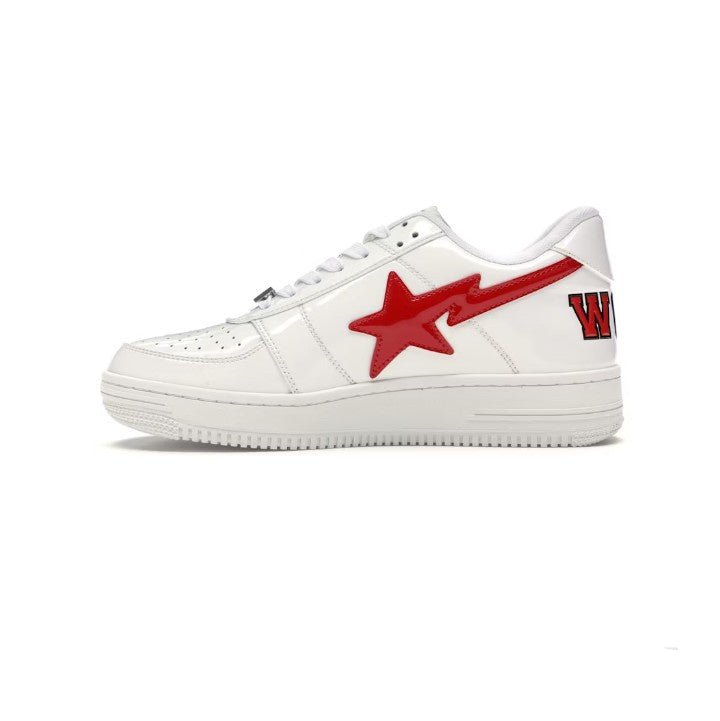 A BATHING APE BAPE STA LOW SHARK WHITE