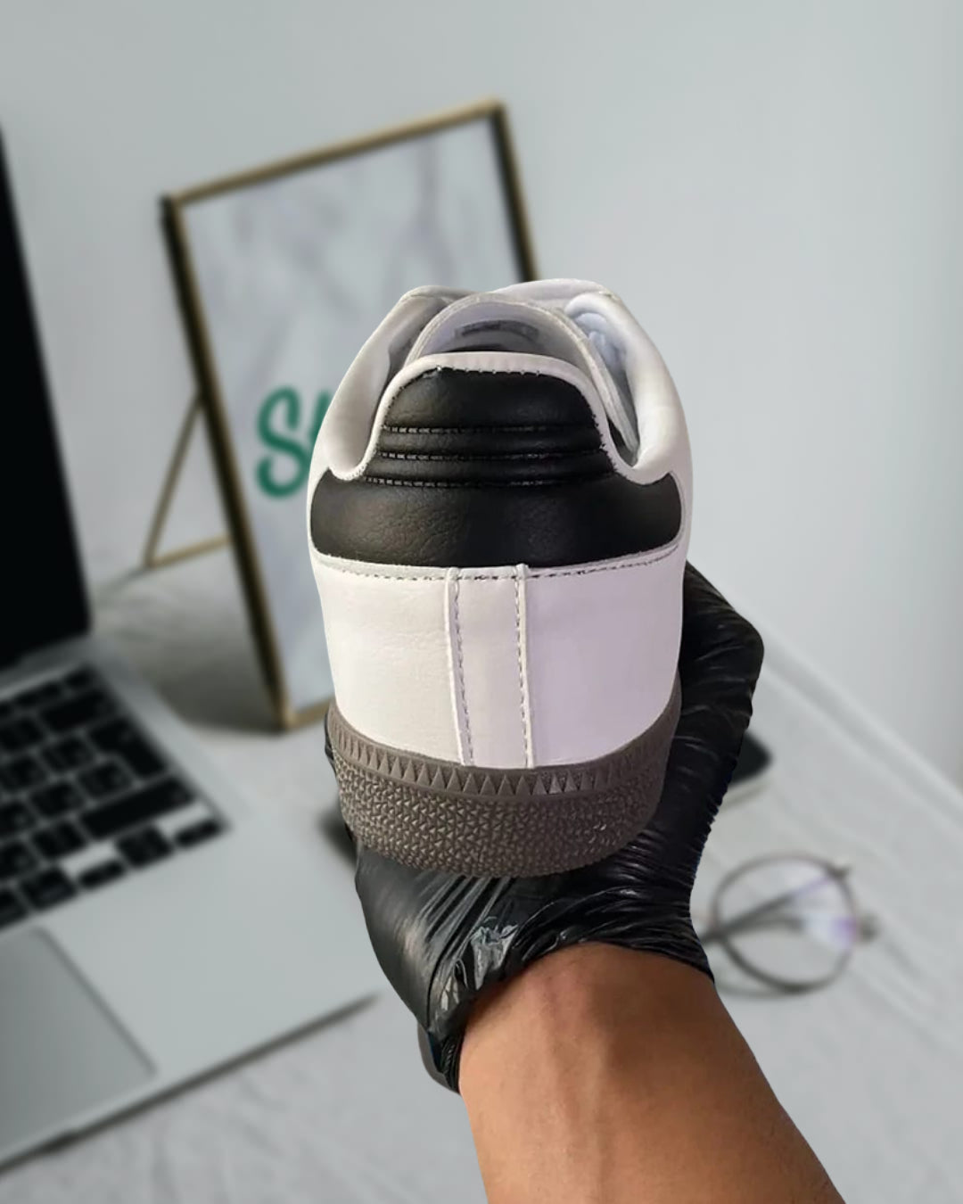 ADIDAS SAMBA VEGAN WHITE GUM