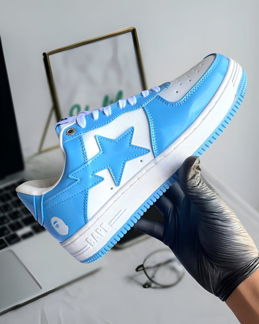 A BATHING APE BAPE STA LOW BLUE