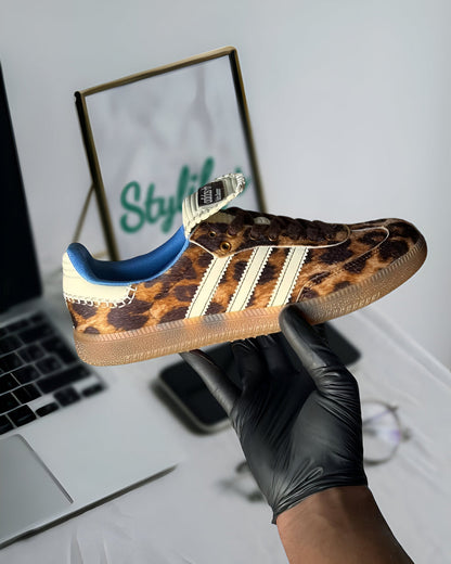 ADIDAS SAMBA PONY WALES BONNER LEOPARD