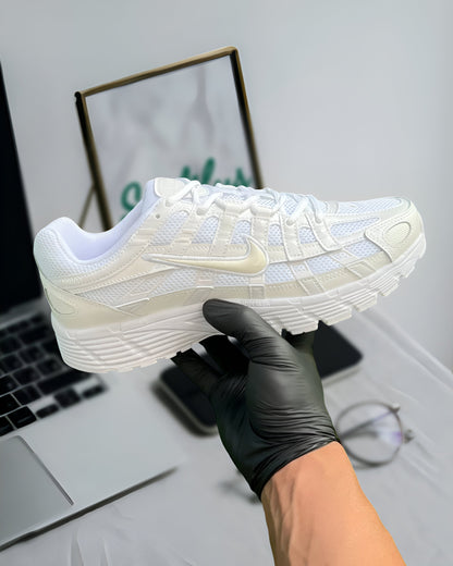 NIKE P-6000 TRIPLE WHITE