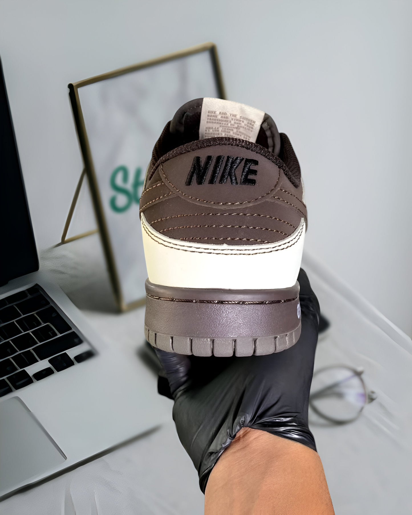 NIKE DUNK LOW CHROME HEARTS CUSTOM BW