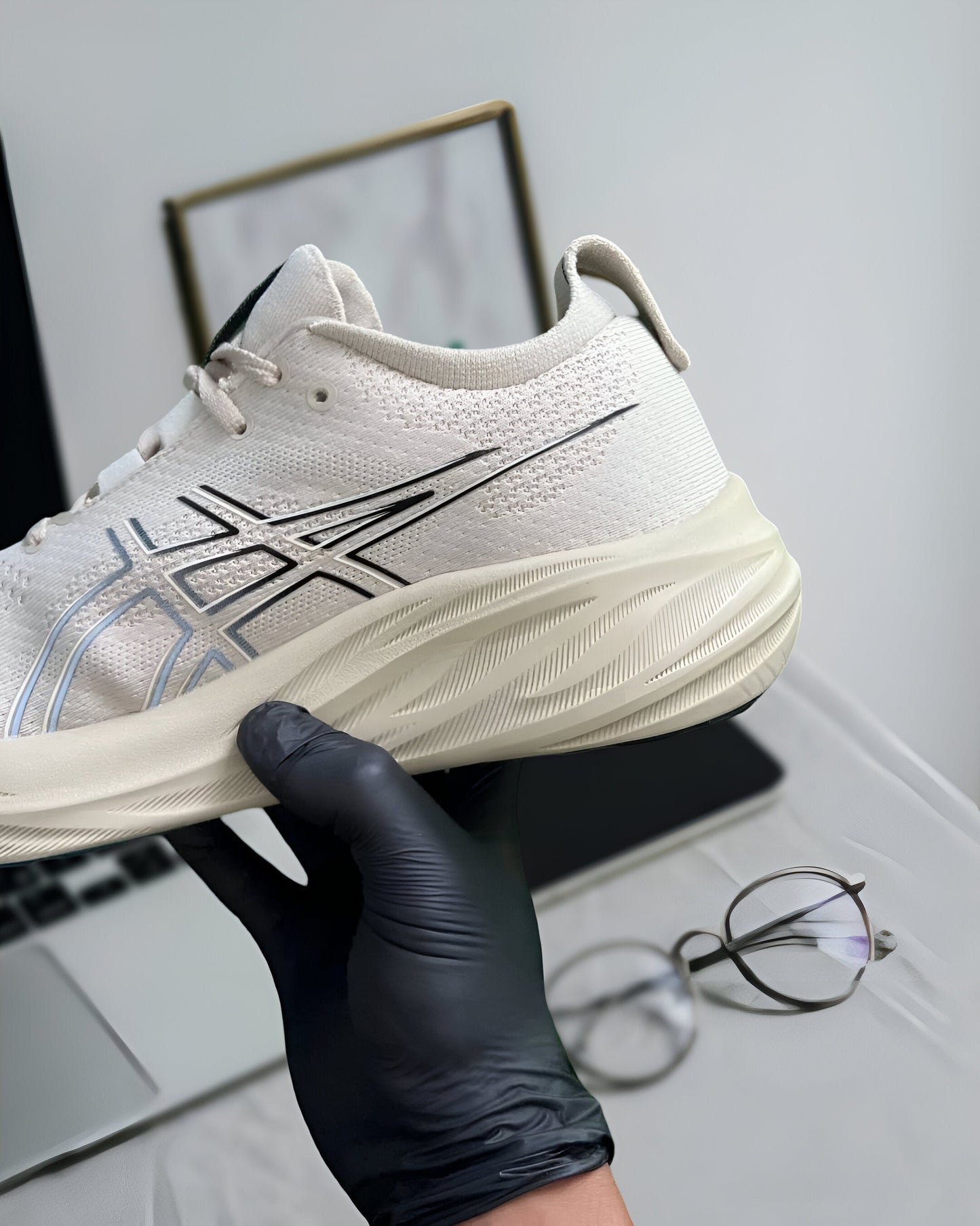 ASICS GEL-NIMBUS 26 FEATHER GREY BLACK