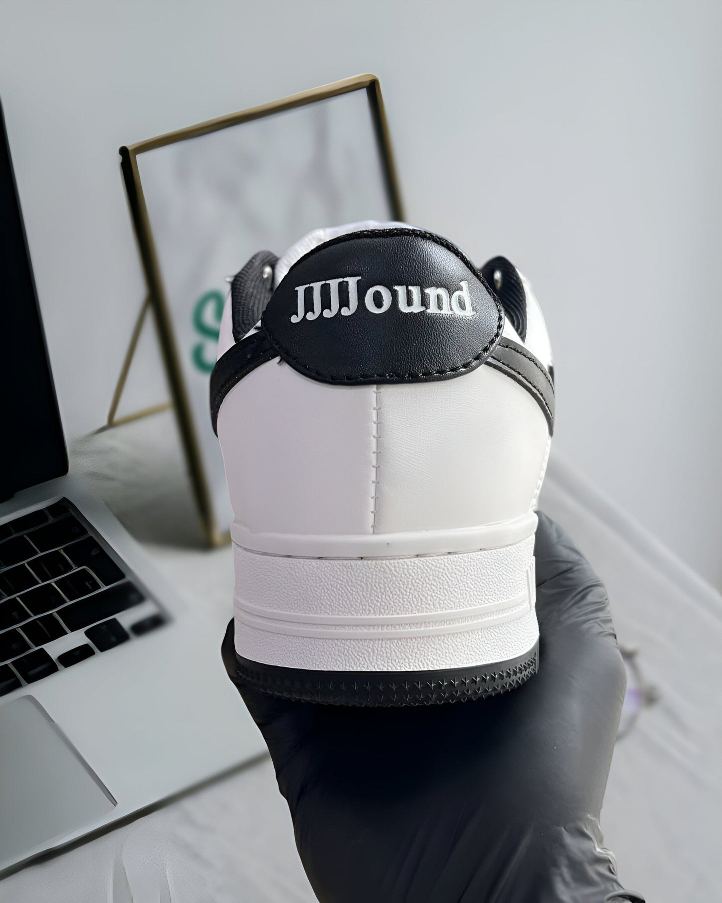 A BATHING APE BAPE STAJJJJOUND WHITE NAVY