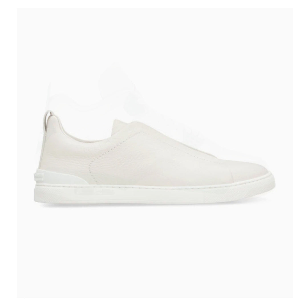 ZEGNA
TRIPLE STITCH LEATHER SNEAKERS