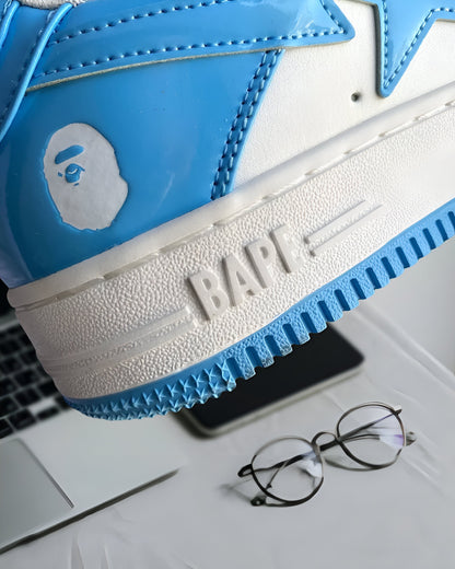 A BATHING APE BAPE STA LOW BLUE