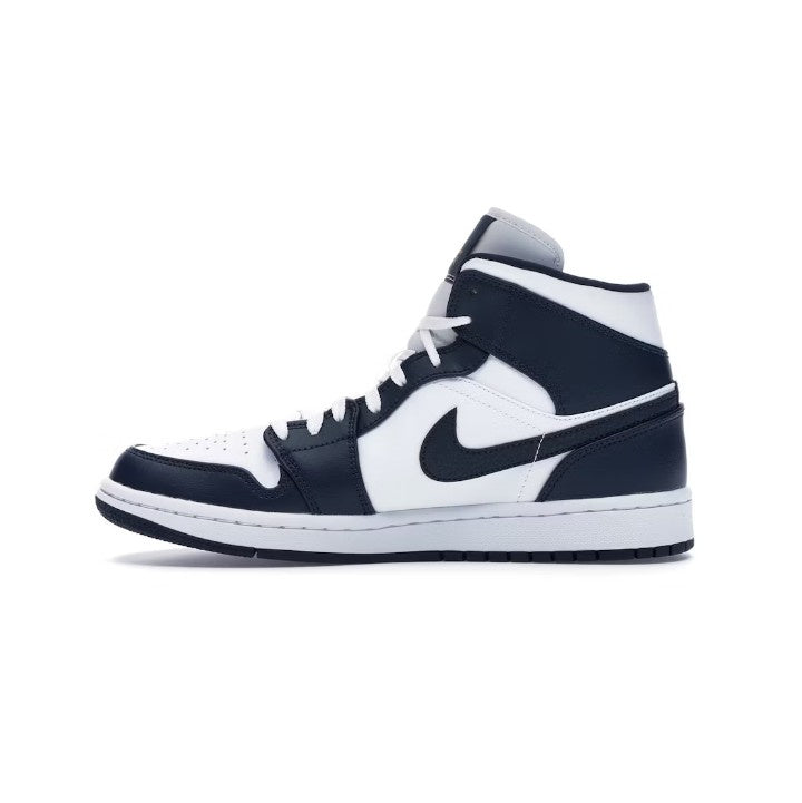 JORDAN 1 MID WHITE METALLIC GOLD OBSIDIAN