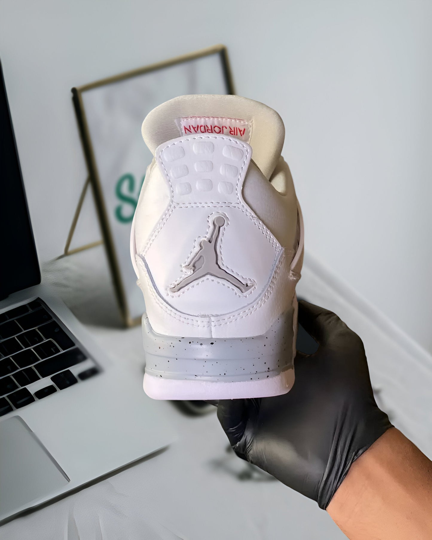 JORDAN 4 RETRO WHITE OREO