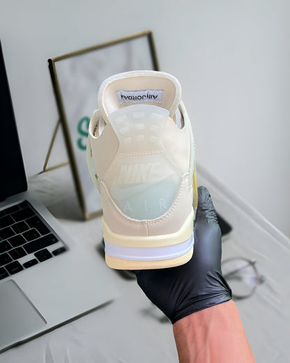 JORDAN 4 RETRO OFF-WHITE SAIL