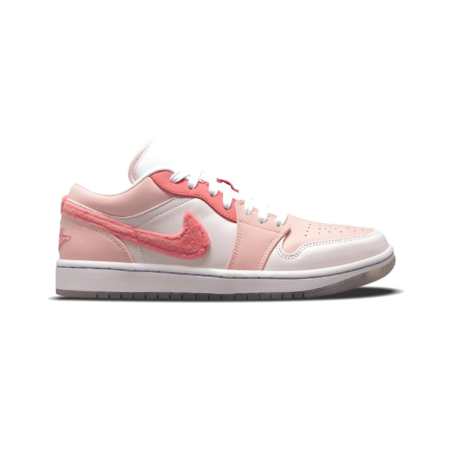 JORDAN 1 LOW SEMIGHTY SWOOSHERS PINK