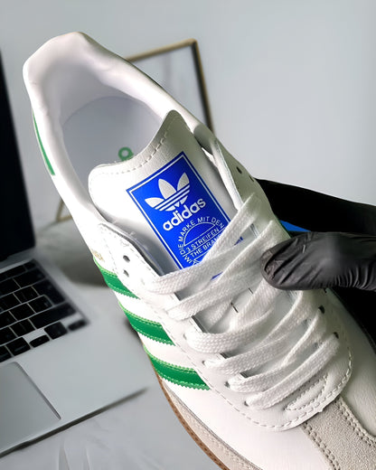 ADIDAS SAMBA OG  GREEN AND WHITE
