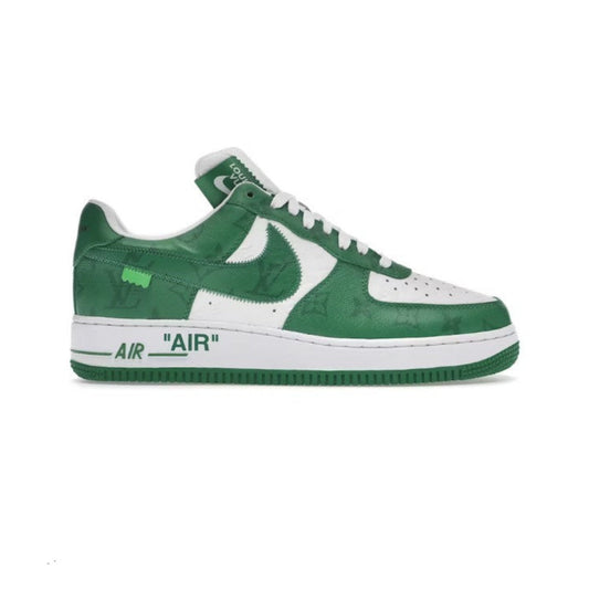 LOUIS VUITTON NIKE AIR FORCE 1 LOW BY VIRGIL ABLOH WHITE GREEN