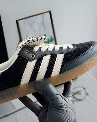 ADIDAS SAMBA PONY TONAL WALES BONNER CORE BLACK