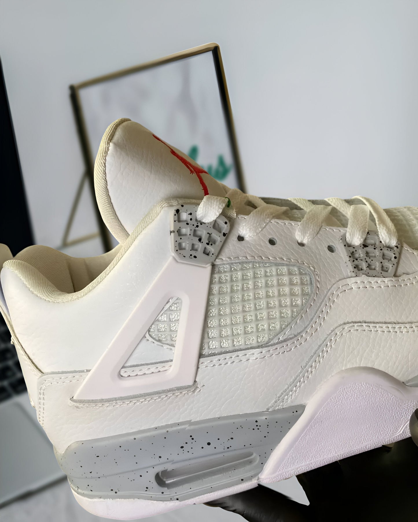 JORDAN 4 RETRO WHITE OREO