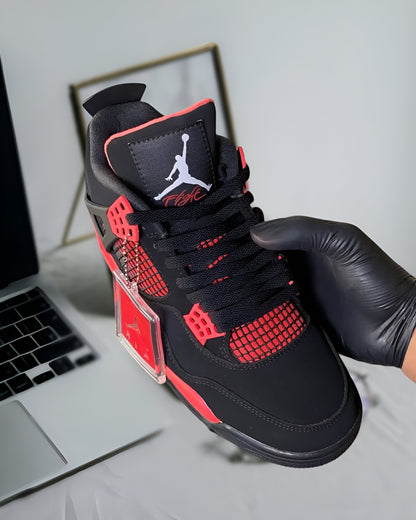 JORDAN 4 RETRO RED THUNDER