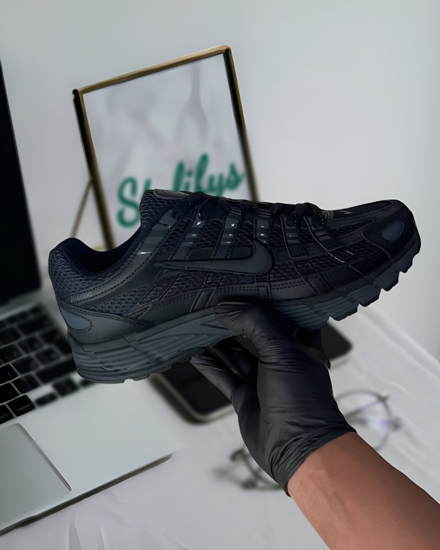 NIKE P-6000 TRIPLE BLACK