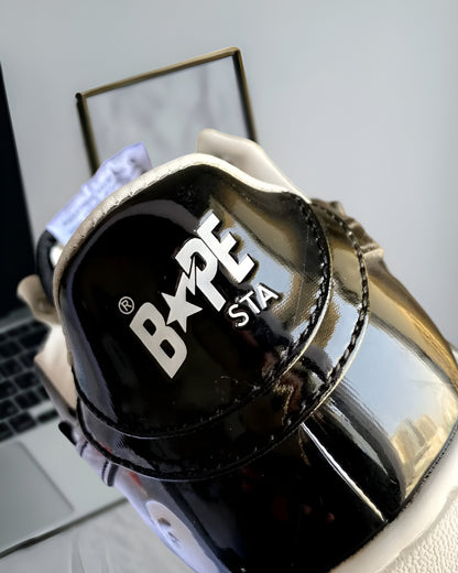 A BATHING APE BAPE STA WHITE BLACK