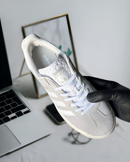 ADIDAS GAZELLE BOLD GREY WHITE (WOMEN'S)