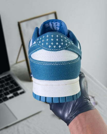 NIKE DUNK LOW INDUSTRIAL BLUE SASHIKO