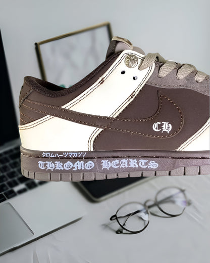 NIKE DUNK LOW CHROME HEARTS CUSTOM BW