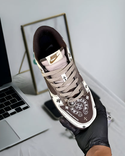 NIKE DUNK LOW CHROME HEARTS CUSTOM BW