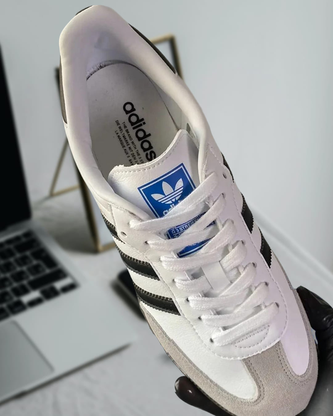 ADIDAS SAMBA VEGAN WHITE GUM