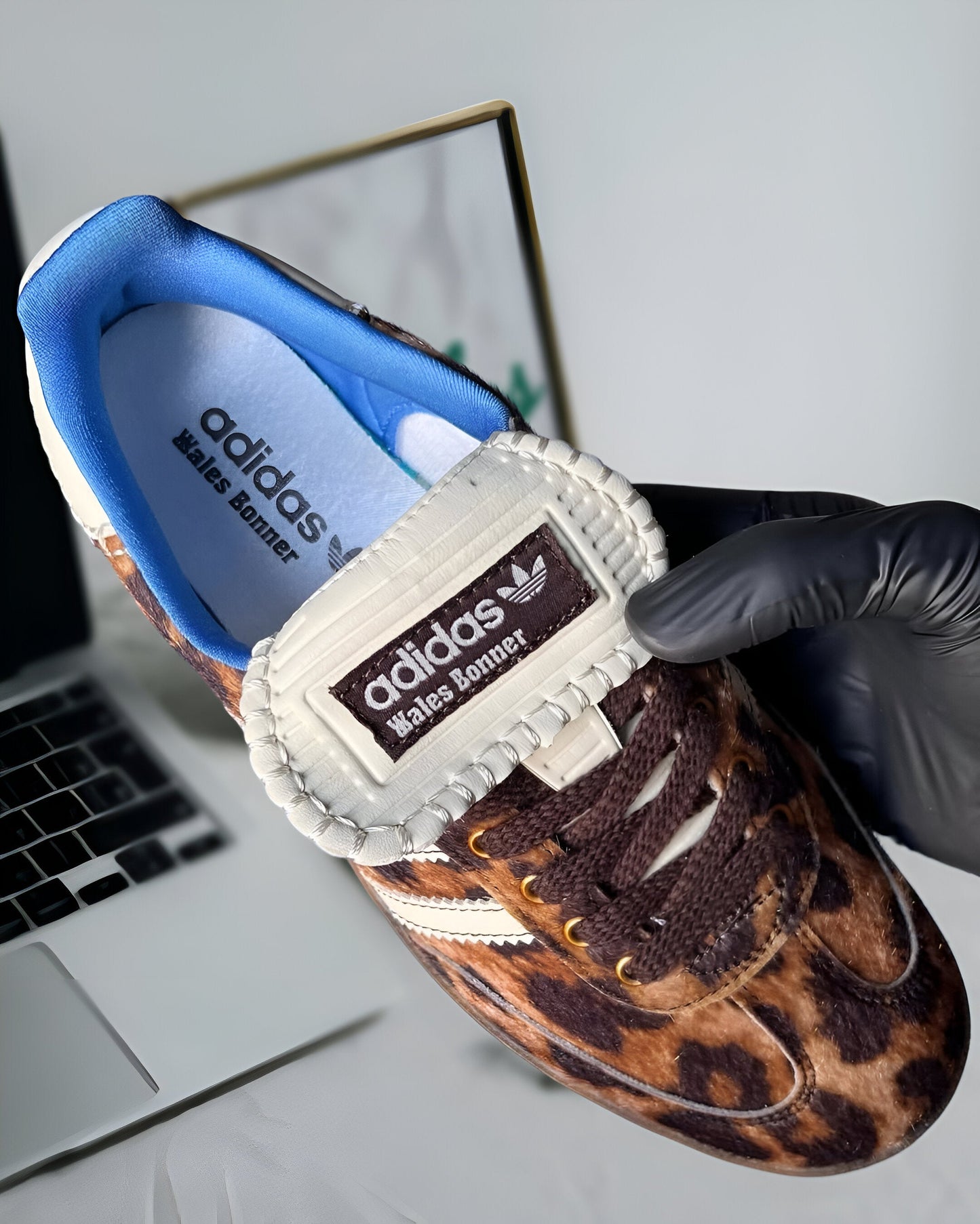 ADIDAS SAMBA PONY WALES BONNER LEOPARD