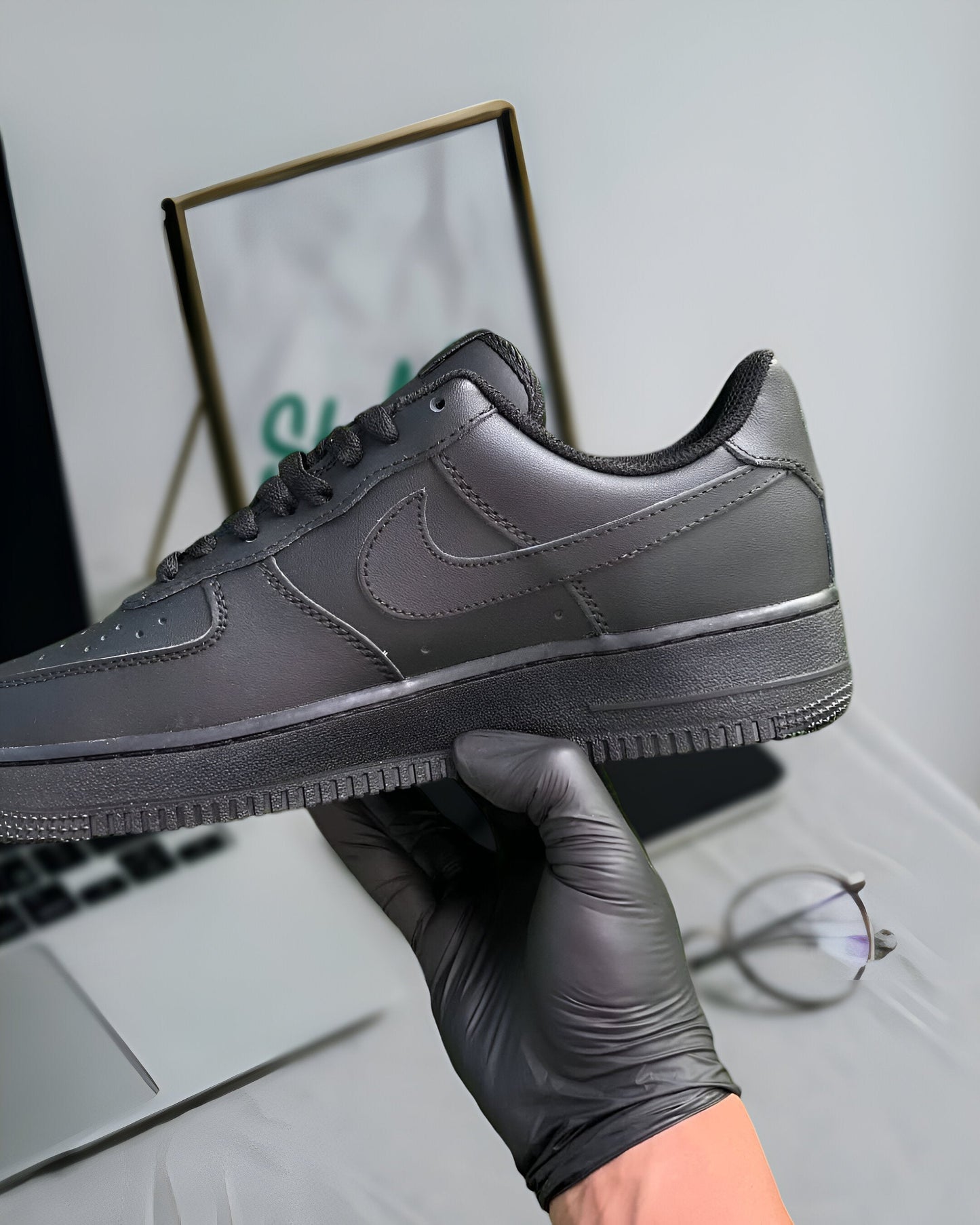 NIKE AIR FORCE 1 LOW '07 BLACK