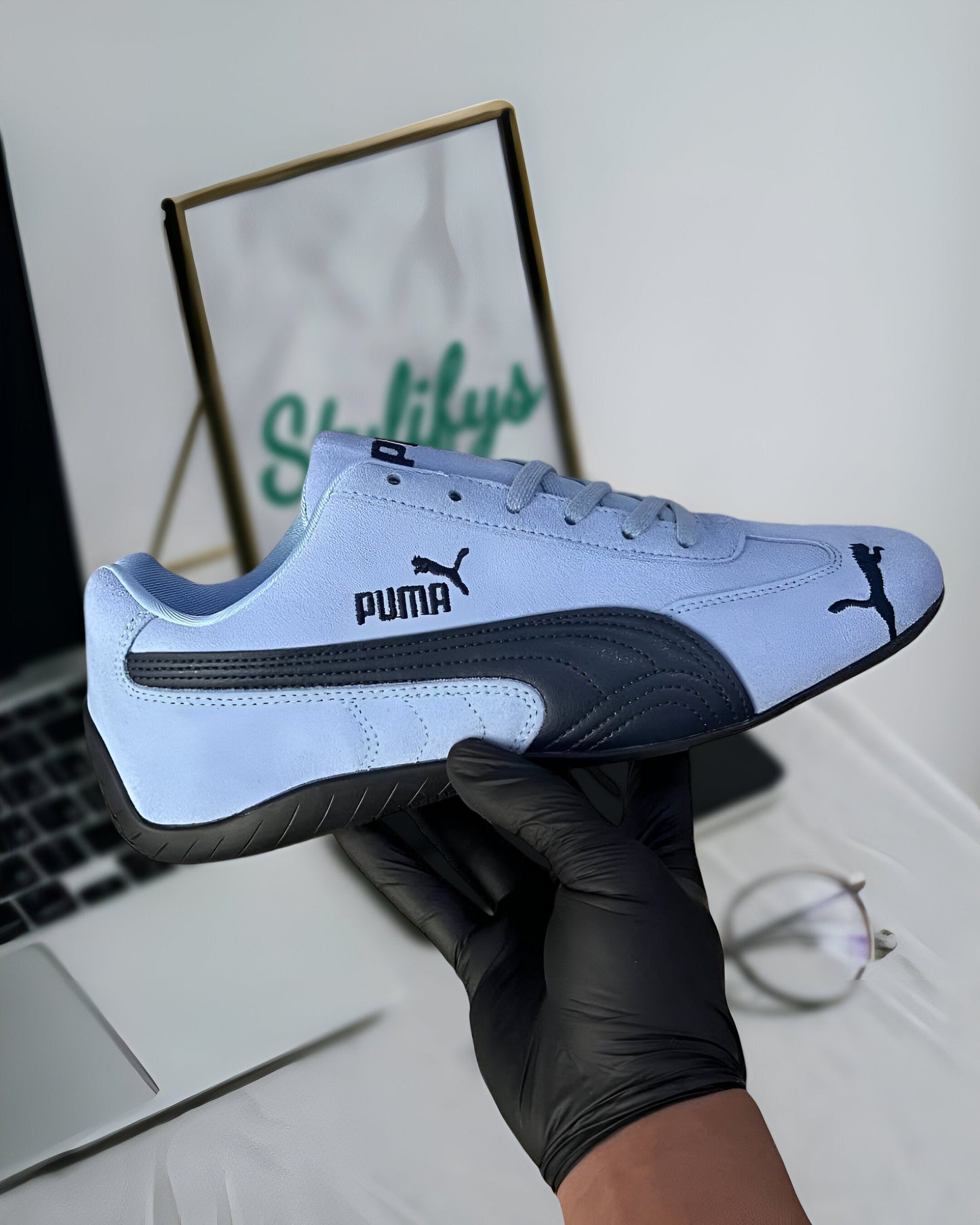 PUMA SPEEDCAT ARCHIVE "TEAM LIGHT BLUE/CLUB NAVY"