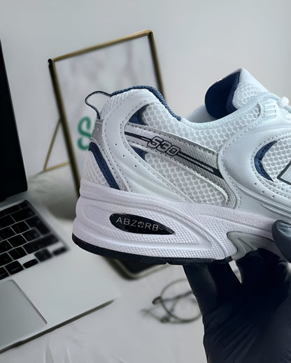NEW BALANCE 530 WHITE SILVER NAVY