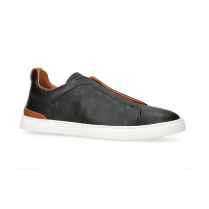 ZEGNA
LEATHER TRIPLE STITCH SNEAKERS
