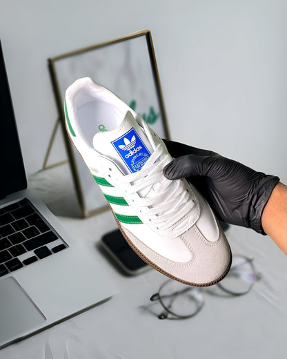 ADIDAS SAMBA OG  GREEN AND WHITE