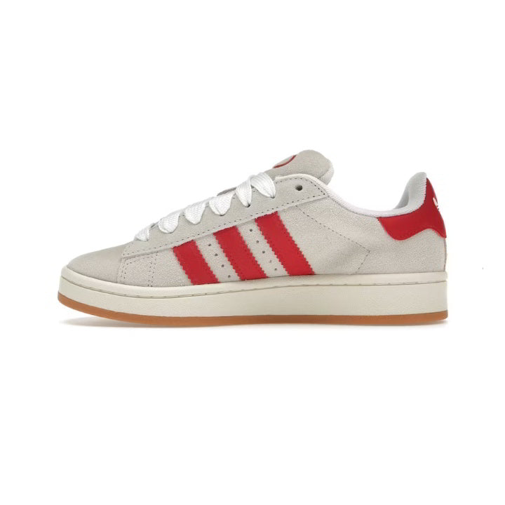 ADIDAS CAMPUS 00S CRYSTAL WHITE BETTER SCARLET (WOMEN'S)