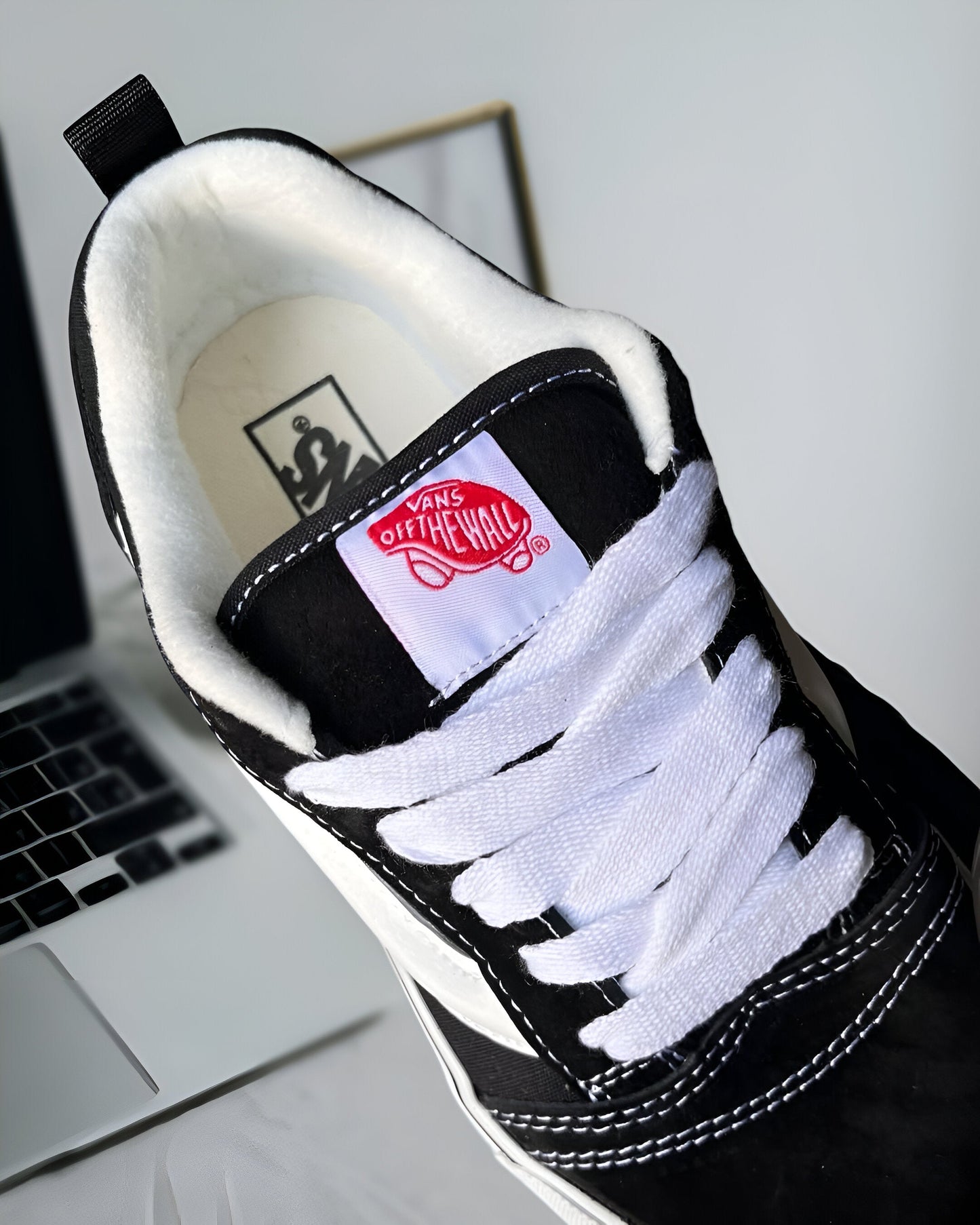 VANS KNU SKOOL BLACK WHITE